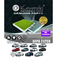 "PM2.5+CARBON HEPA" VW ARTEON(3H7) GOLF(5G,BQ1,AU1,CD) PASSAT(3G,B8,CB) TIGUAN(BT1) TOURAN(5T) HEPA 