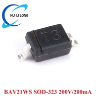 50pcs/lot 1N4448WS T5 1N4148WS T4 BAS316 A6 BAV20WS T2 BAV21WS T3 1SS355 A SOD-323 SOD323 SMD Switch