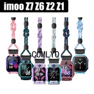 For imoo Watch Phone Z7 Z6 Z2 Z1 Kids Watch Lanyard Anti-lost Hanging Neck Braided Rope Pendant Chain Smartwatch Accessories