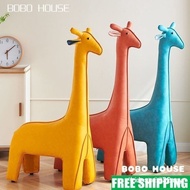 Giraffe Stool Children's Sofa Alpaca Deer Animal Living Room Modern Decoration Shoe Changing Influen