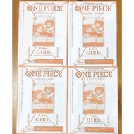 One Piece Card Girl Promo One Piece Magazine 4 Pieces
