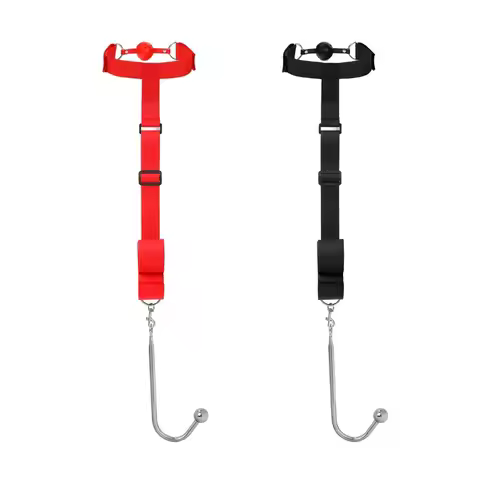Behind-the-Back Handcuff & Metal Anal Hook Kit – Kinky BDSM Restraints for Adult Bondage Games