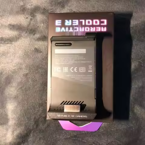 Used Old Original ASUS ROG Phone 3 Cooling Fan Holder Aero Active Cooler 3 Gaming Adapter for ASUS R