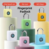 《Corner story》 Smart Lock Fingerprint Padlock Bluetooth Unlock Keyless USB Rechargeable Door lock For Luggage Case