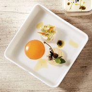 Arcoroc Stacked Plate 19.7 cm x 19.7 cm / Cafe Hotel Restaurant Plate