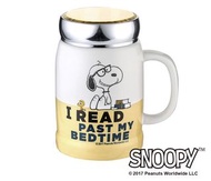 史努比SNOOPY 小日子陶瓷蓋杯500ml