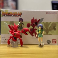 Pokemon scale world 精靈寶可夢城都地區 阿筆&巨鉗螳螂 另外出售 莉佳&臭臭花&霸王花，大口蝙和毒氣雙子，麗姿 尤基拉 吸盤小丑 ，寵物小精靈角色造型公仔系列3，大力鱷大竺葵，聶梓