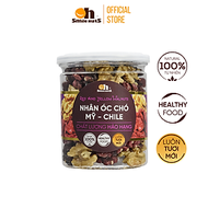 Mix 2 loại Nhân Óc Chó Đỏ Mỹ và Nhân óc chó Vàng Oh Smilenuts _ Trọng lượng 200g/400g _ Nhân Óc Chó Đỏ Mỹ - Nhân óc chó Vàng Chile tươi ngon, vị ngọt, nhân dày, vị béo không đắng, chát, hàng mới chất lượng _ phù hợp với phụ nữa mang thai