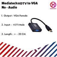 Mediatech Converter HDTV to VGA Female HDTV To VGA Cable HdtvTo VGA Female Adapter ( 649641 )