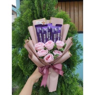 Cadbury chocolate bouquet | Valentine's Day chocolate flower bouquet, graduation, birthday, annivers