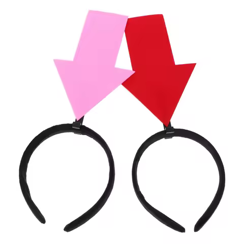 2pcs Arrow Headband New Creative Symbol Headband Party Headwear Accessory For Halloweens Cosplay Par