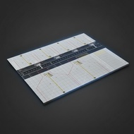 Airport Display Base Miniature Model Airport Diorama Model Runway Platform Printed Airplane Parking 