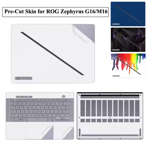 Pre-Cut Skin Cover for ASUS ROG Zephyrus G16 2024 GU605 GA605 M16 2023 2022 GU603V GU603U GU604V GU6