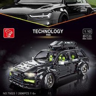 【台中積木老頑童玩具屋】泰高樂T5023 科技系列 奧迪 RS6 旅行車 休旅車 1比10 拼裝積木