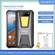 Unihertz Tank/Tank 2 Laser Projector Rugged Phone, Night Version, 12GB+256GB, Waterproof Dustproof Shockproof, 15500mAh Battery, 6.79 inch Android 13, Dual SIM,NFC, Global Version