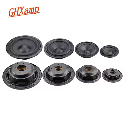 GHXAMP Bass Radiator Passive Speaker Auxiliary Woofer Booster Fake speaker For 3 inch 4 inch 5 inch
