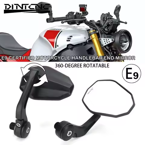 For YAMAHA XSR900 GP 2022-2025 Handle Bar End Rear View Side Mirror Aluminum E9 Eertification XSR 90