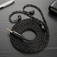 KBEAR 2Pin 8-Core 4N OFC Silver-Plated Earphone Cable ST12, HiFi Extension Wire for KZ ES4/ZS10  Kab