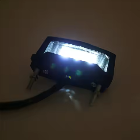 Universal Motorcycle LED License Plate Light Tail Light 12V Sports Car Dirt Bike Scooter Mini Tail L