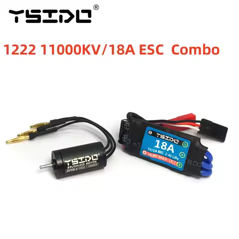 YSIDO 1222 11000KV Brushless Motor 18A ESC for mini Z mini Q GLracing PN racing Kyosho Mr03 Pro Atom