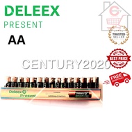 DELEEX Present AA Batteries 1.5V Super Quality Battery 60pcs/box