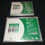 (10 pcs PER PACK) A6 B6 Office Necessities CARD CASE High Quality MADE IN JAPAN Card Holder SET