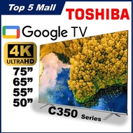 TOSHIBA 50" 55' 65' 75' 4K UHD GOOGLE TV Android TV 50C350LP 55C350LP 65C350LP 75C350LP CHROMECAST DOLBY BLUETOOTH