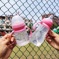 Milk Bottle With Silicone Nipple Size 8oz./240ml Like Mother's Breast Soft Squeeze