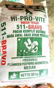 Pakan Ayam 511 Bravo Hi Pro Vite 511