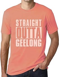 Men's Graphic T-Shirt Straight Outta Geelong Eco-Friendly Limited Edition Short Sleeve Tee-Shirt Vin