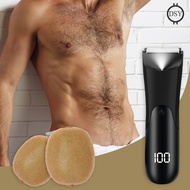 Ceramic Painless Body Hair Trimmer - Groin Back Hair Groomer
