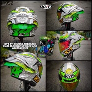 kyt helmet ✹Spoiler for KYT TT Course Tony Arbolino / Free Helmet Hook♔