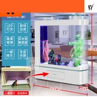 CENTER~ 150cm 5 Feet white Aquarium Luxury Glass Table Coffee TV Fish Tank Rack Rak Ikan big besar F