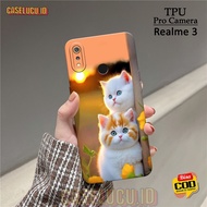 HP Latest Realme 3 Phone Case - Fashion Cat Case - Realme 3 Phone Case - Realme 3 Phone Soft Case - 