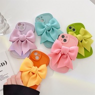 Phone Case For iPhone 14 Pro Max 14 Plus 13 14 Pro 12 Phone Case Creative Personality Bow Tie Wavy E