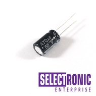 470uF 50V Electrolytic Capacitor
