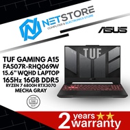 ASUS TUF GAMING A15 FA507R-RHQ069W 15.6” WQHD LAPTOP | 165Hz | 16GB DDR5 | RYZEN 7 6800H | RTX3070 - MECHA GRAY - 90NR0B31-M004J0