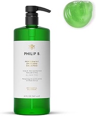 PHILIP B Peppermint Avocado Shampoo, 32 fl. oz. (947 ml) - Volumizing & Clarifying Shampoo for Dry t