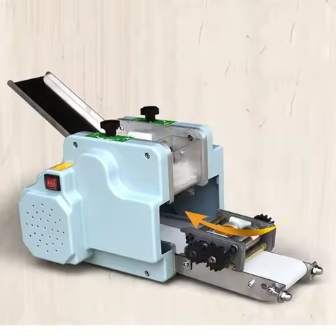 Wonton Pi making Machine Automatic Dumpling Wrapper Maker Gyoza Skin Home Commercial Round moulding 