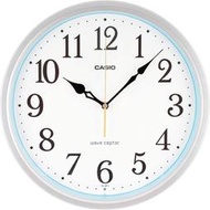 CASIO 卡西歐電波掛鐘 自動對時 夜間秒針停止功能 明暗感應 電波鐘 跳秒式 30.5公分