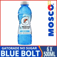 Gatorade No Sugar Blue Bolt Electrolyte Drink 6 X 500ml