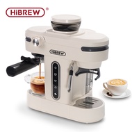 HiBREW 20Bar Espresso Machine With Ginder 2 in 1 Semi Automatic Coffee Maker Latte and Cappuccino Mi