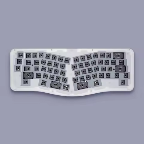 Keebox Asairisu Stacked Acrylic Alice Customized Mechanical Keyboard Kit Alice Keyboard Layout