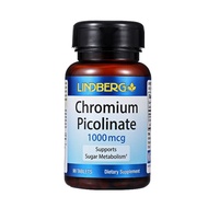 LINDBERG美国原装进口铬元素片90片/瓶 中老年辅增强胰岛素 [平衡血糖]1瓶装90粒 美国原装 假一赔十