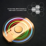 Fidget Spinner usb Rechargeable Lighter Cigarette Lighter Windproof Creative Colorful Lights Send Me