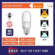 OSRAM 7W/10W/12W E27 LED VALUE STICK BULB 10Pcs