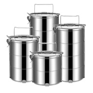 2/3/4/5 Tier Stainless Steel Food Carrier Tiffin Carrier 14cm Tingkat Nasi Economy Rice Catering Con
