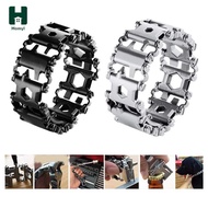 [Homyl] 29 in 1 Tread Bracelet Multifunction Tool Outdoor Bolt Driver Kits Travel Wearable Bike