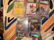 Pokemon Pikachu & One Piece Luffy Graded Cards PTCG PSA CGC OPCG ONE piece card game