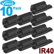 10pcs IR40 Black Ink Roller for Printing Calculator Cash Register Retail POS Equipment Printer Compa